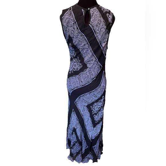 Paradise NY Vintage Y2K Hippie Eclectic Boho Witchy Paisley Floral Maxi Dress - Picture 7 of 8